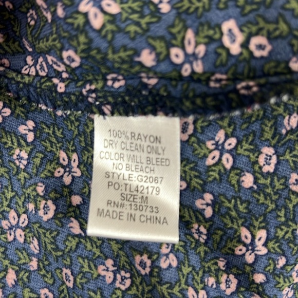 Umgee Beach Cottage Boho Floral Swingy Shift Dress - Picture 8 of 8